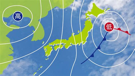 東低西高|西高東低の意味や特徴ってなに？季節風との関係や南。